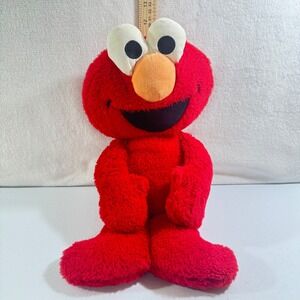 Sesame Street Elmo Plush Stuffed Animal Red Soft Toy 18‎ Inch
